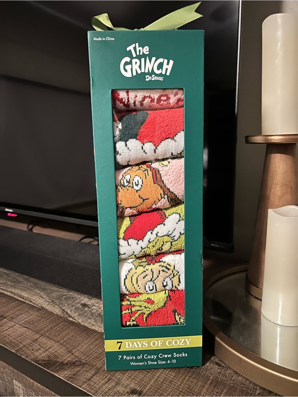 Brand New Grinch Socks
